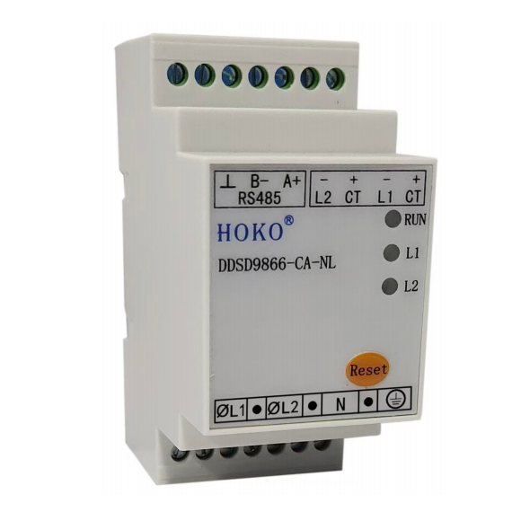 DDSD9866-CA-NL</br>导轨式单相防逆流智能电能表